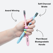 One Good Brush - Biodegradable Toothbrush: Blue - TheFunctionalJoint