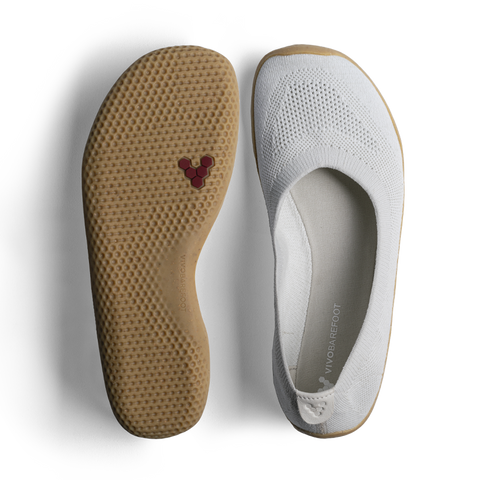 Vivobarefoot Primus Asana Yin Ballerina Knit Womens Limestone - TheFunctionalJoint