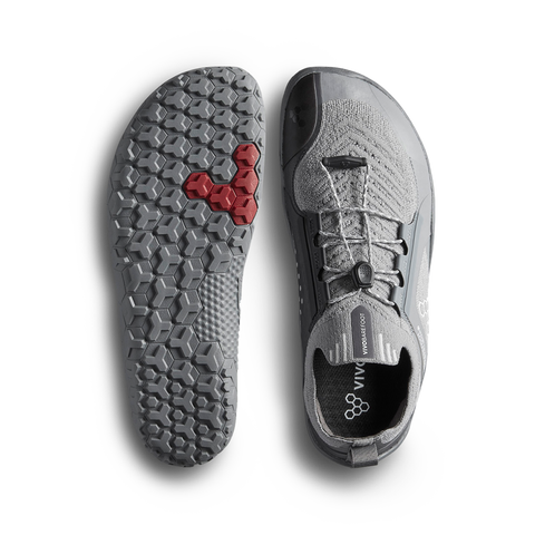 Vivobarefoot Primus Trail Knit FG Womens Ultimate Gray