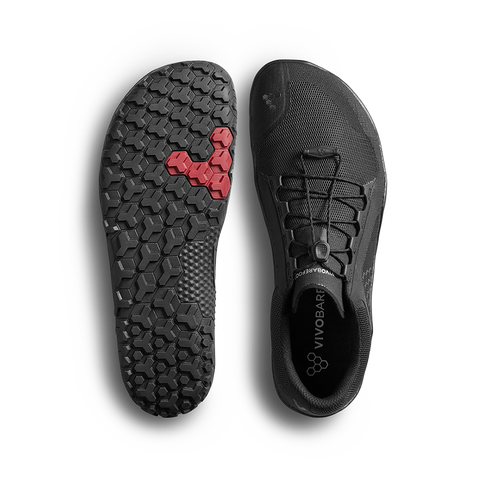 Vivobarefoot Primus Trail FG 3.5 Mens Obsidian