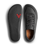 [PRE ORDER] Vivobarefoot Gobi Sneaker Leather Womens Obsidian (due mid to late December)