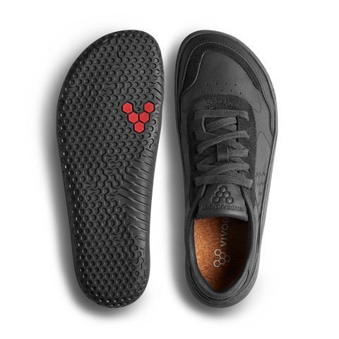 Vivobarefoot Gobi Sneaker Leather Womens Obsidian