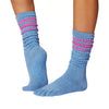 Toe Sox Full Toe Slouch Grip Socks