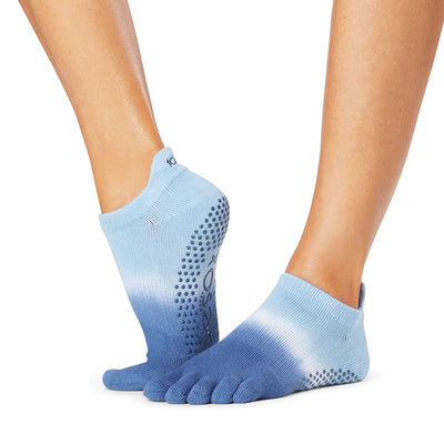 Toesox Low Rise Full-Toe Yoga Grip Socks