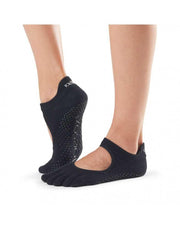 Toe Sox Full Toe Bellarina Black - TheFunctionalJoint